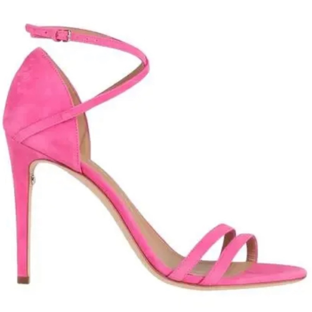🌹SALVATORE FERRAGAMO🌹 Ines 95 Stiletto Sandal in Hot Pink Size: 5